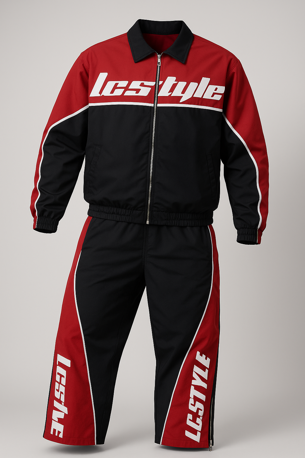 Men Red and Black Signature Tracksuit